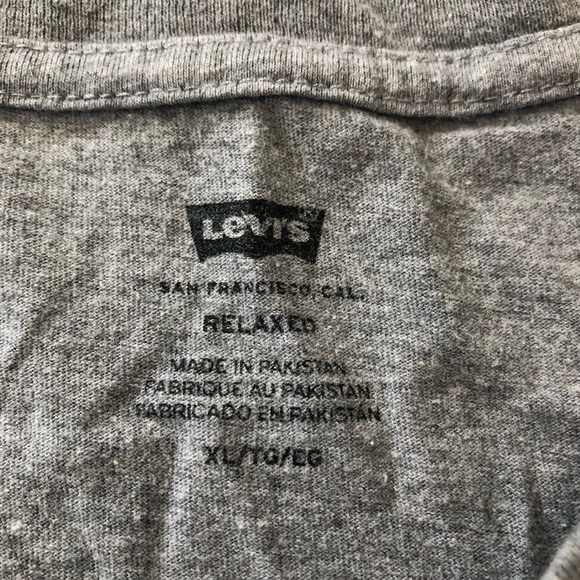 Levi’s Mindless Kindness Relaxed Fit Long Sleeve T Shirt in Grey Size XL - Picture 6 of 12